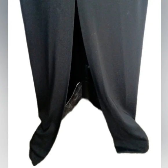 Vintage :: Ste'nay Sequin Regency Beaded Black Maxi Formal Event Dress Size 12 - Picture 10 of 13